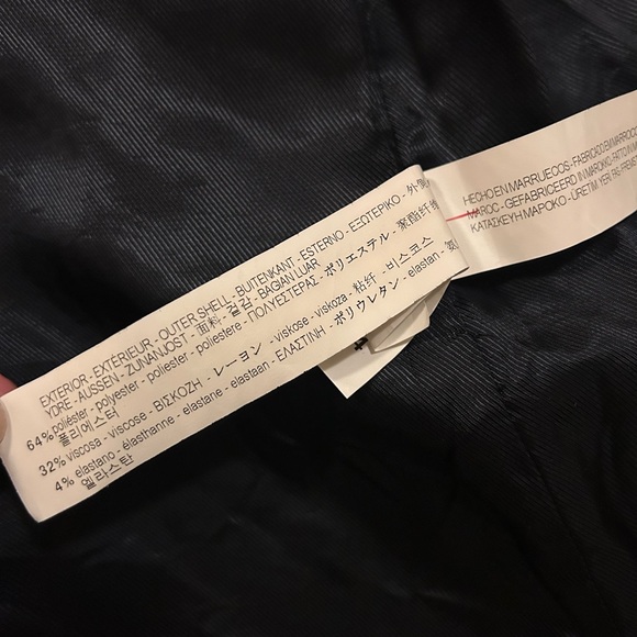 Zara Long Blazer with Shoulder Pads - Picture 3 of 4